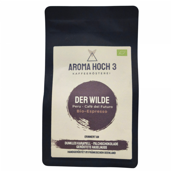 Bio Espresso Bohnen "Der Wilde" Cafe del Futuro 250g