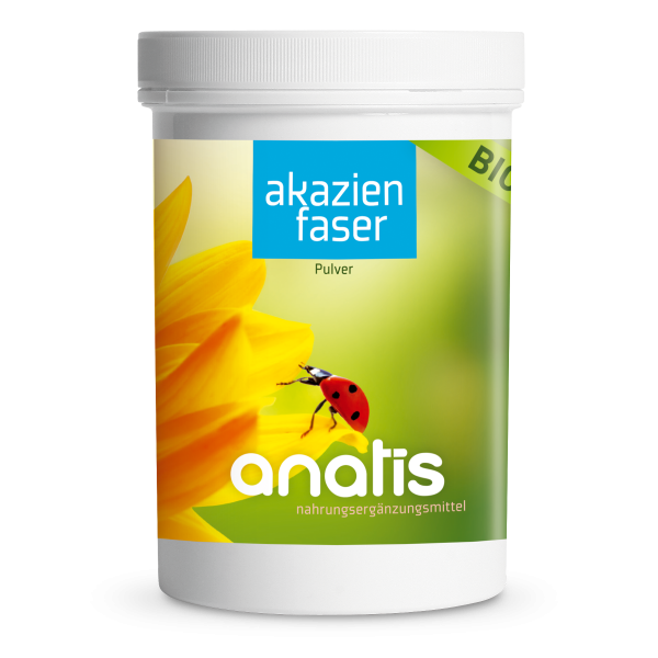 Akazienfaser Pulver BIO Anatis Nahrungsergänzungsmittel