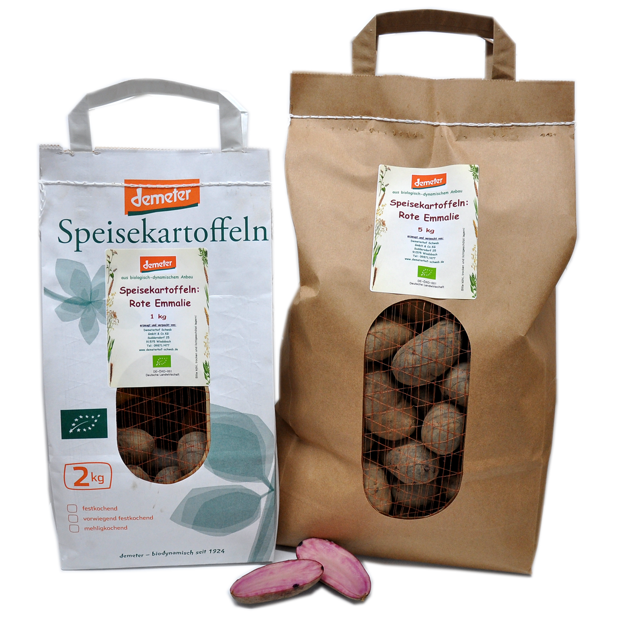 Demeter Bio Speisekartoffel Rote Emmalie Demeterhof Schwab