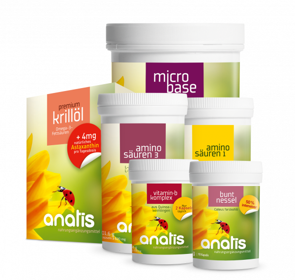 Buntnesselkur groß Anatis Nahrungsergänzungsmittel 6 Produkte