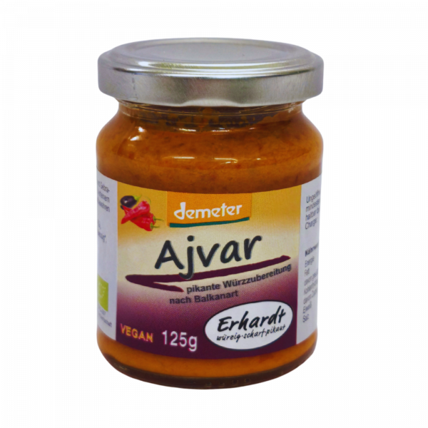 Demeter Ajvar pikante Würzzubereitung 125g