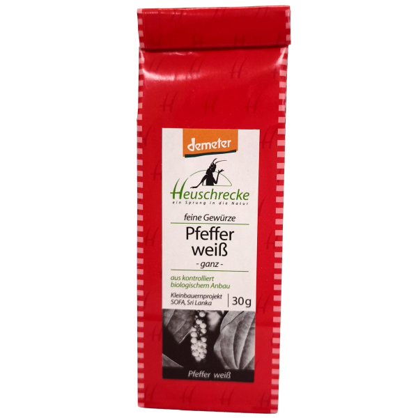 Demeter Pfeffer weiß -ganz- 30g