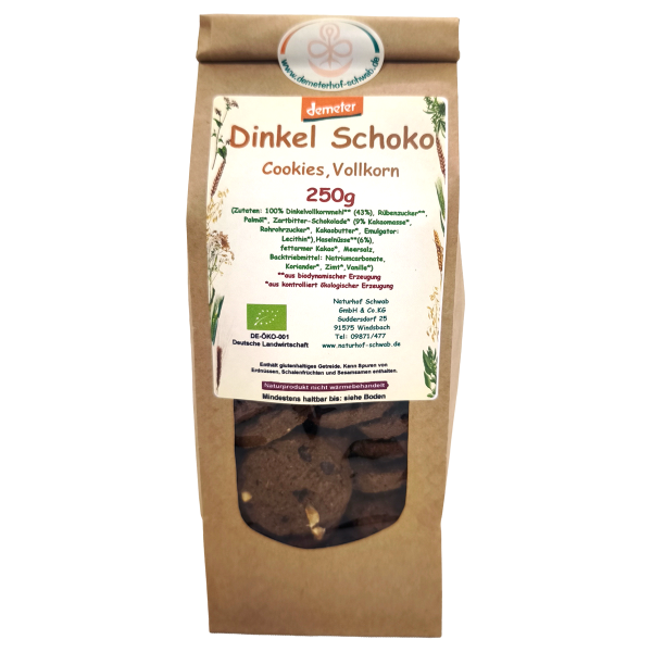 Demeter Dinkelvollkorn-Schoko Cookies