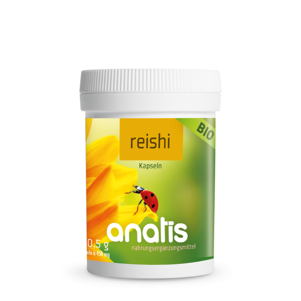 Reishi Vitalpilz BIO Anatis Nahrungsergänzungsmittel
