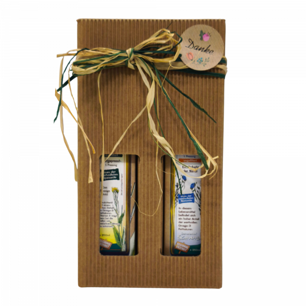 Demeter Bio Leindotter/Leinölgeschenkset je 250 ml