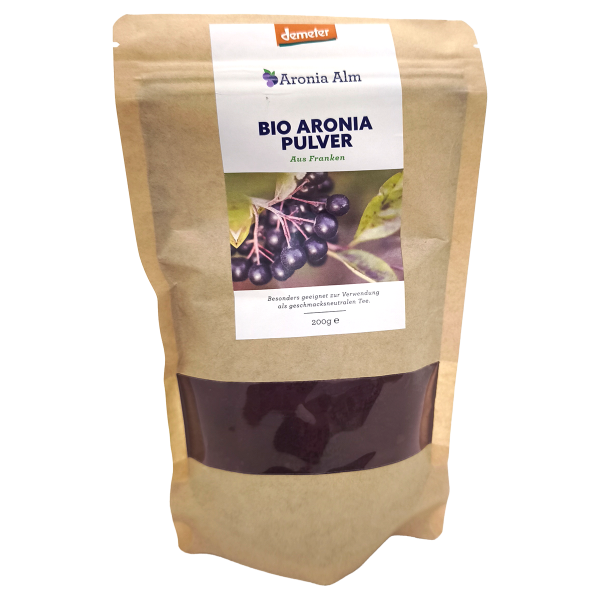 Demeter Bio Aronia Pulver aus Franken 200g