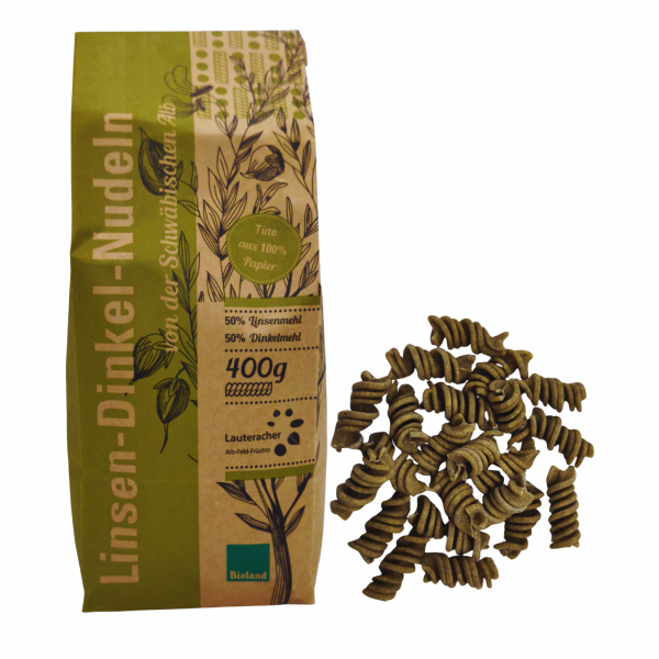 Bioland Linsen - Dinkel Nudeln 400g
