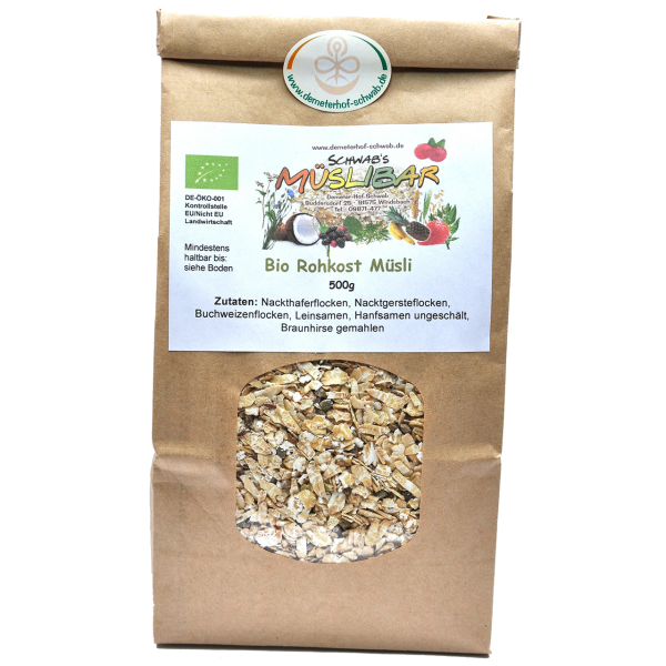 Bio Rohkost Müsli