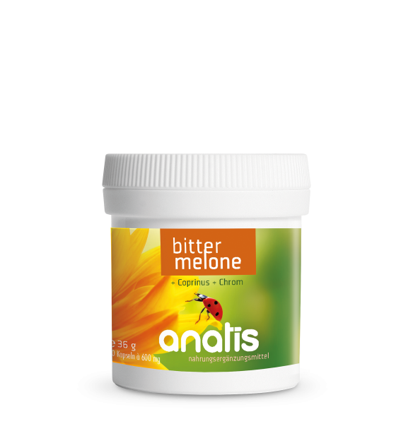 Bittermelone + Chrom Anatis Nahrungsergänzungsmittel 60 Kapseln