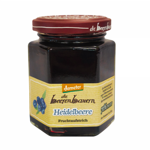 Demeter Bio Heidelbeere Fruchtaufstrich 200g