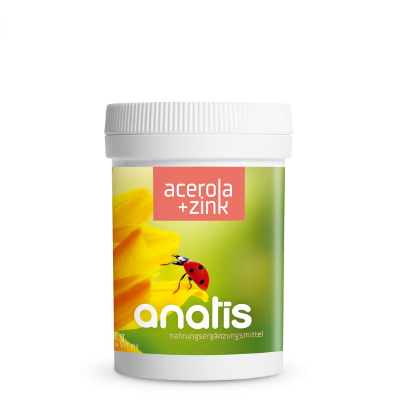 Acerola + Zink Anatis Nahrungsergänzungsmittel 90 Kapseln