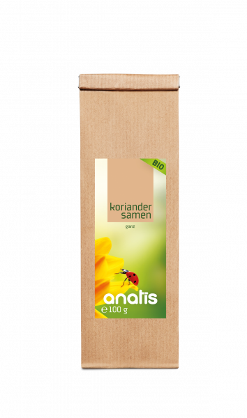 Koriander Samen BIO Anatis Nahrungsergänzungsmittel