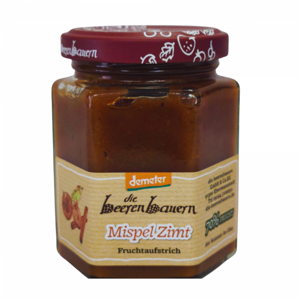Demeter Mispel-Zimt Fruchtaufstrich 200g