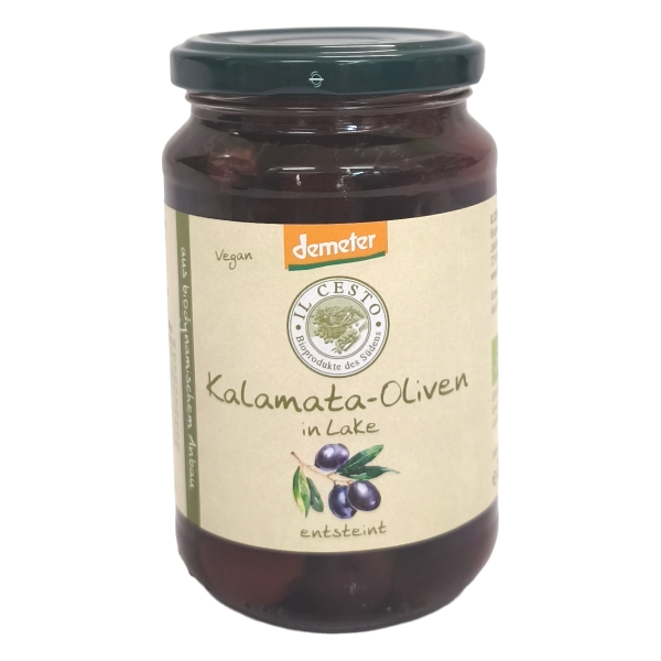 Demeter Kalamata Oliven entsteint in Lake Natur 310g