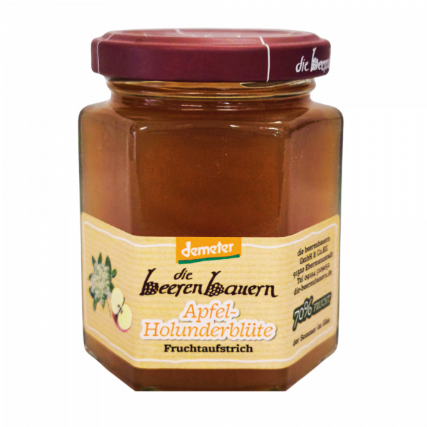 Demeter Bio Apfel-Holunderblüte Fruchtaufstrich 200g