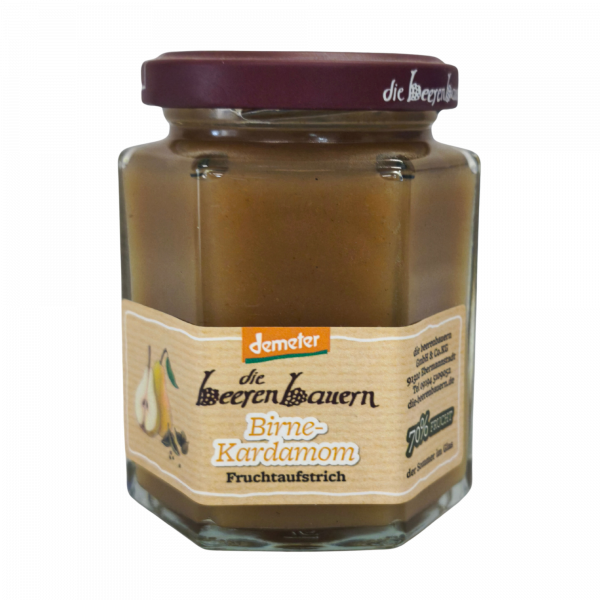 Demeter Bio Birne-Kardamon Fruchtaufstrich 200g