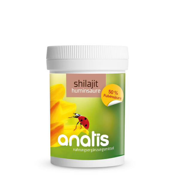Shilajit Huminsäure Anatis Nahrungsergänzungsmittel 90 Kapseln