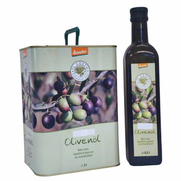 Demeter Olivenöl Nativ extra
