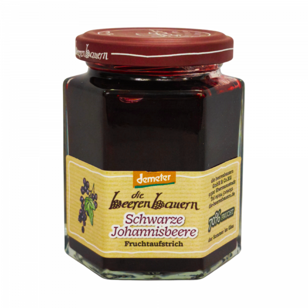Demeter Bio Schwarze Johannisbeere Fruchtaufstrich 200g