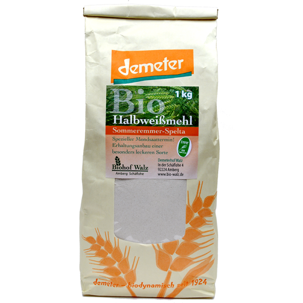 Demeter Bio Emmer Halbweißmehl (entspricht Typ: 1050)