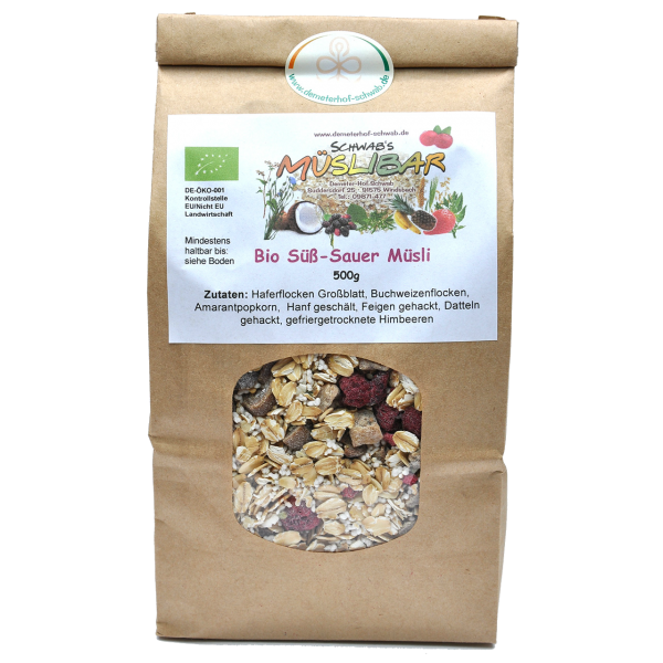 Bio Süß-Sauer Müsli