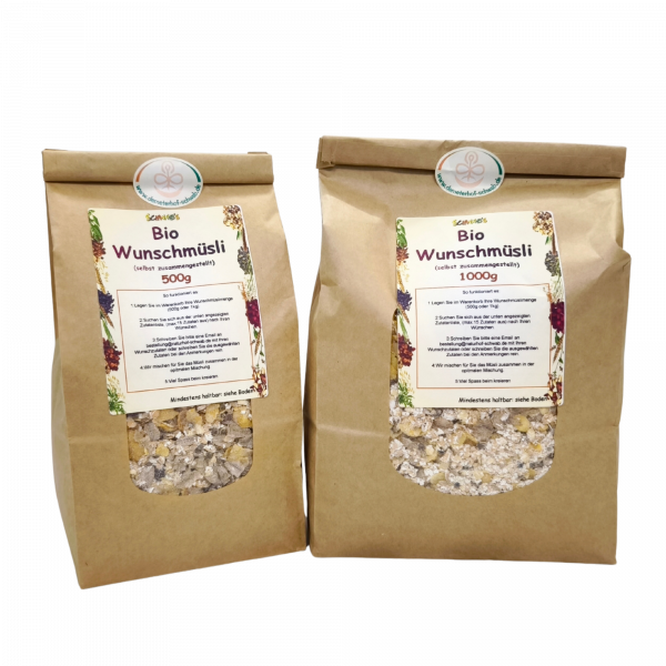 Bio Wunsch Müsli - selbst zusammenstellen