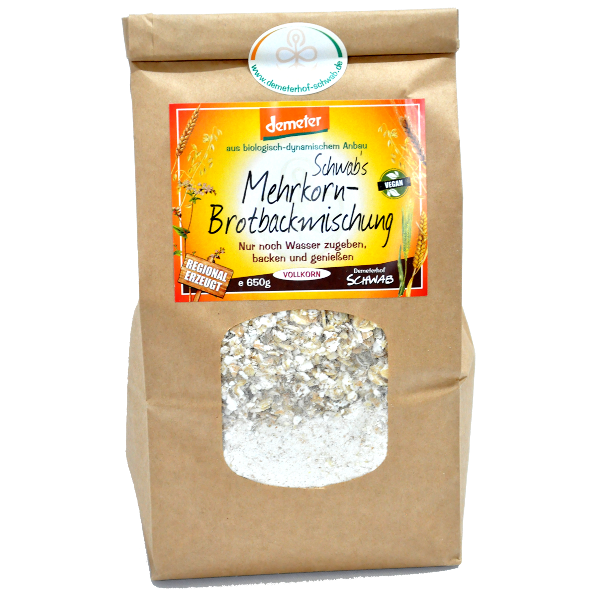 Demeter Bio Mehrkornbrotbackmischung 650g Alle Produkte