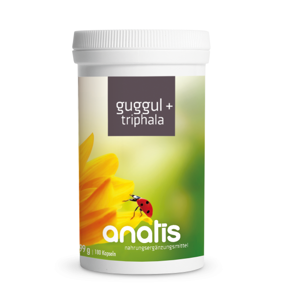 Guggul + Triphala Anatis Nahrungsergänzungsmittel 180 Kapseln