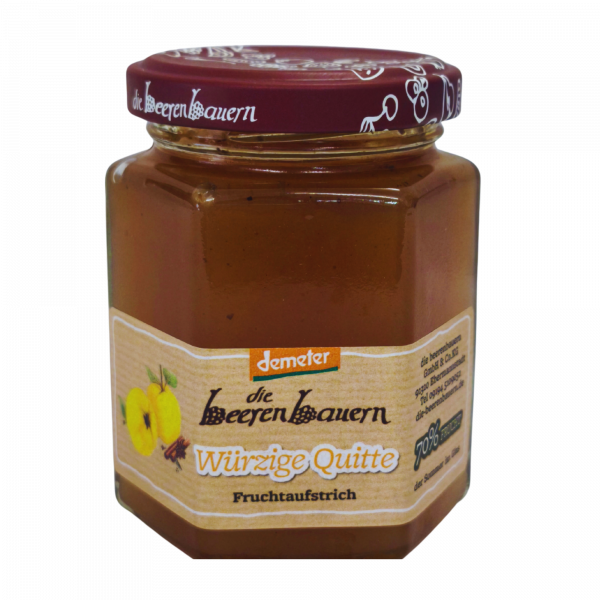Demeter Würzige Quitte Fruchtaufstrich 200g