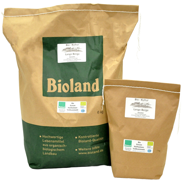 Bioland Durum Hartweizenmehl Vollkornmehl
