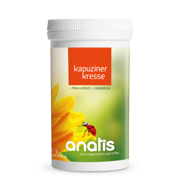 Kapuzinerkresse + Meerrettich Anatis Nahrungsergänzungsmittel 180 Kapseln