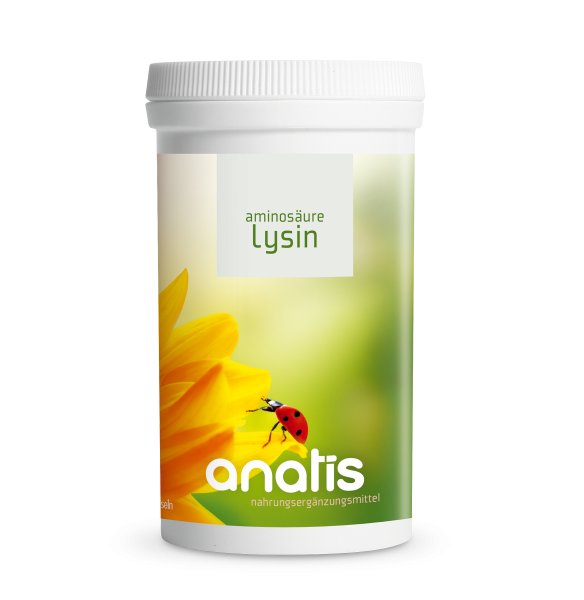 Aminosäure Lysin Anatis Nahrungsergänzungsmittel 180 Kapseln