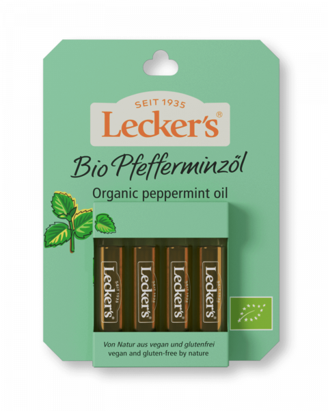Lecker´s Bio Pfefferminzöl 4x2ml