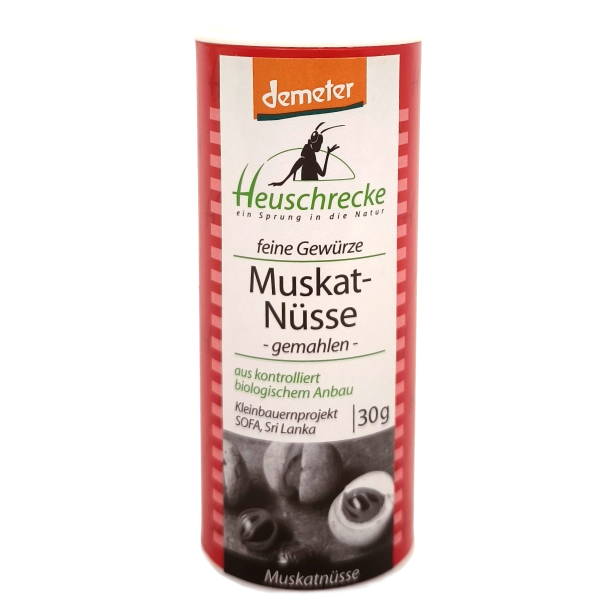 Demeter Muskatnüsse -gemahlen- 30g