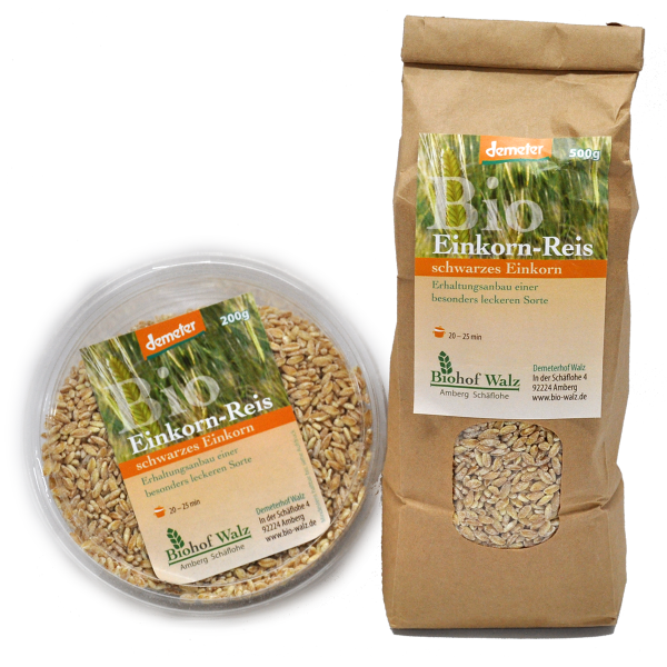 Demeter Bio Einkorn Reis Sorte: Schwarzes Einkorn