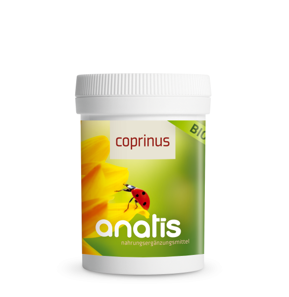Coprinus Vitalpilz BIO Anatis Nahrungsergänzungsmittel 90 Kapseln