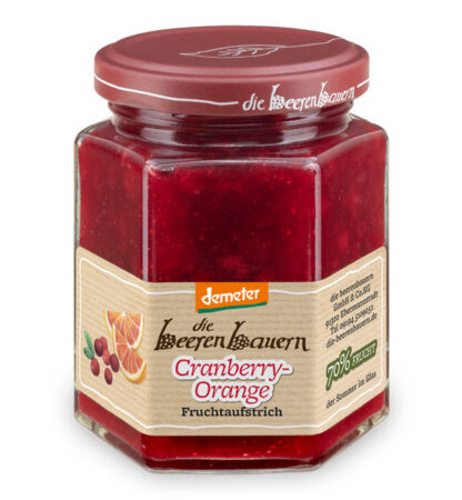 Demeter Bio Cranberry-Orange Fruchtstrich 200g