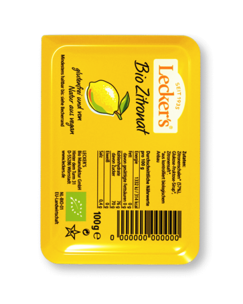 Lecker´s Zitronat 100g