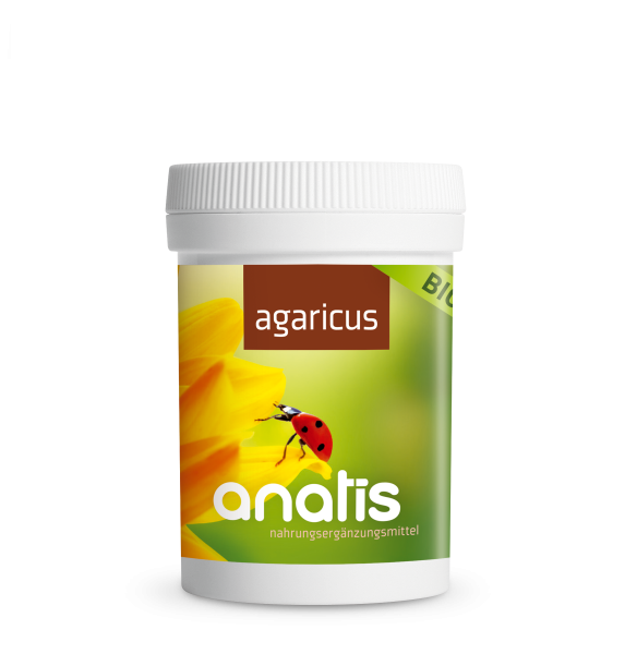 Agaricus Vitalpilz BIO Anatis Nahrungsergänzungsmittel 90 Kapseln