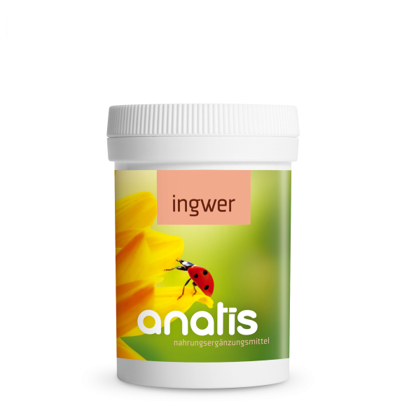 Ingwer Anatis Nahrungsergänzungsmittel 90 Kapseln