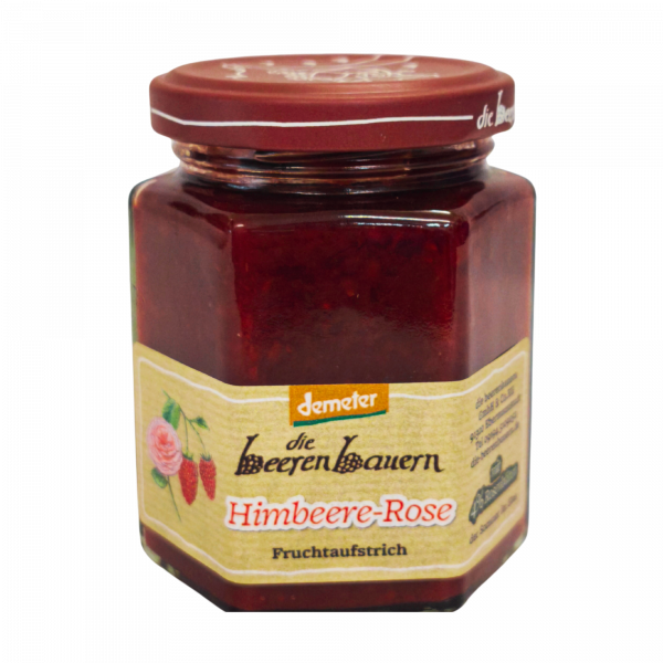 Demeter Bio Himbeere-Rose Fruchtaufstrich 200g