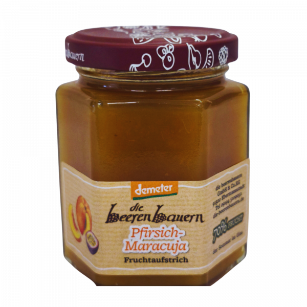 Demeter Bio Pfirsich-Maracuja Fruchtaufstrich 200g