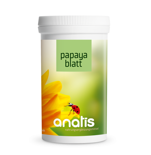 Papayablatt Anatis Nahrungsergänzungsmittel 180 Kapseln