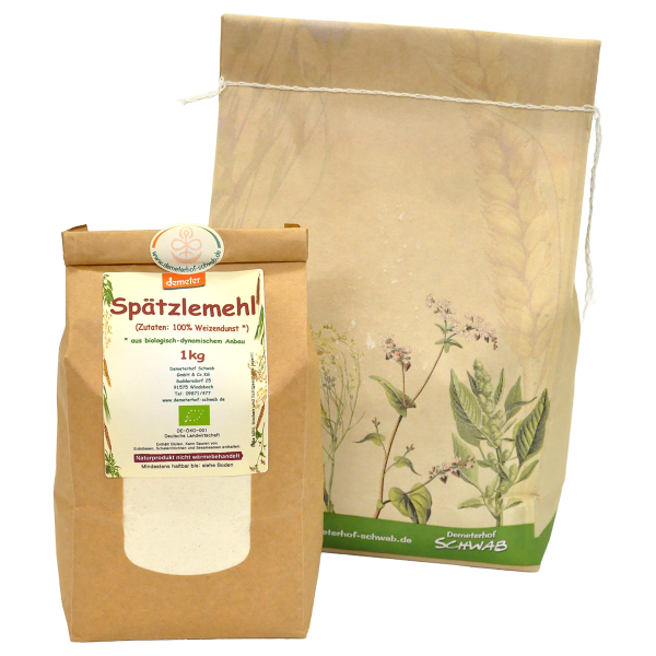 Demeter Spätzlemehl aus Weizen