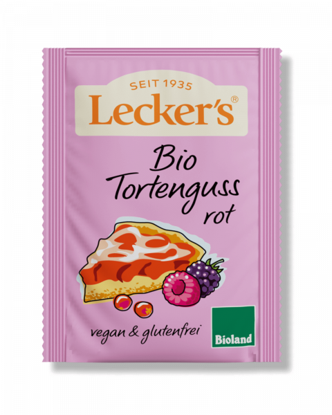Lecker´s Bioland Tortenguss rot 2x10g