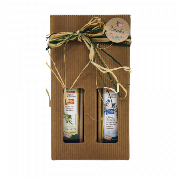 Demeter Bio Hanf/Leinölgeschenkset je 250ml