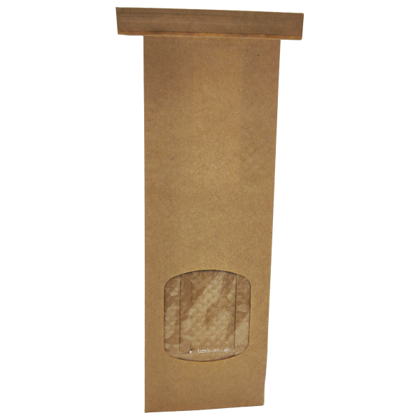 Leere Tüte Größe S für ca. 500g (wiederverschließbar) kompostierbar