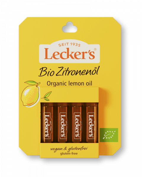Lecker´s Bio Zitronenöl 4x2ml