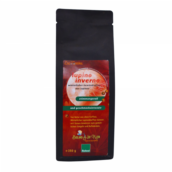 Bioland Lupino inverno, Gewürzkaffee (Kaffeealternative aus Süßlupinen) 250g
