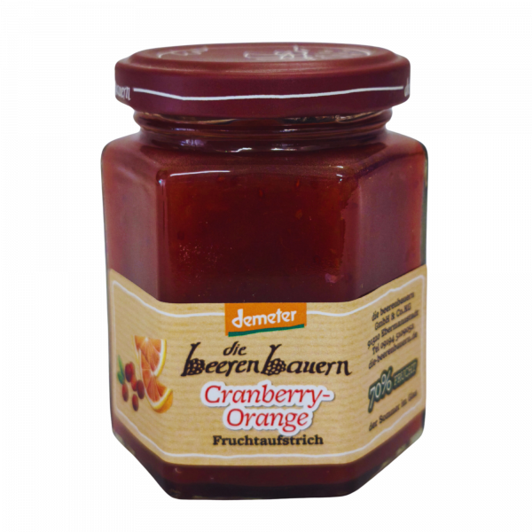 Demeter Bio Cranberry-Orange Fruchtstrich 200g